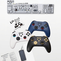 Manette de jeu sans fil BT la plus récente, compatible NS/NS2/PC/Mobile, avec déclencheur à effet Hall LED et joystick à six axes avec détection de mouvement
