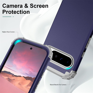 Funda Protectora de Cuerpo Completo para Google <span class=keywords><strong>Pixel</strong></span> 9, 10 Pro XL, 10, 9, 7, <span class=keywords><strong>6</strong></span> Pro, 10a, 9a, 8a, 7a, 6A, Híbrida de 3 Capas, PC y Silicona, Resistente - Product Image 5