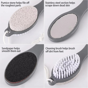 Wholesale 4-in-1 Sports Foot Therapy Tool, <b>Scrub</b> <b>Brush</b>, File, Nail Cleaning <b>Brush</b> - Product Image 6