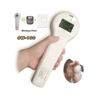 Testeur de courbure cornéenne portable ultra petit réfractomètre optique portable avec sortie sans fil données d'impression