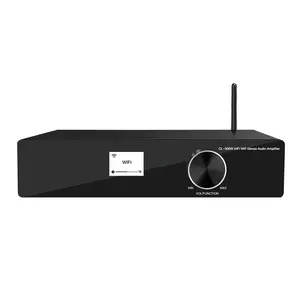 300 와트 멀티 룸 와이파이 airplay BT HDM I LAN 포노 프리 앰프 dac 광섬유 USB 입력 우퍼 hifi 전력 증폭기