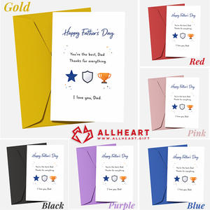 Tarjetas Personalizadas para el Día del Padre de 5x7 Pulgadas, Tarjeta Te Amo, MOQ Bajo, con Sobre y Adhesivo - Product Image 6