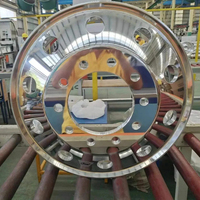 Jante en aluminium forgé de qualité supérieure, économique, conforme aux normes américaines, 22,5 et 24,5 pouces, pour semi-remorque lourde