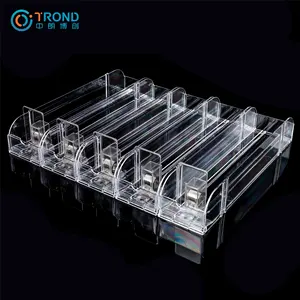 Acrylic Display Rack Plastic Spring Loaded Shelf Pusher for Product Pharmacy