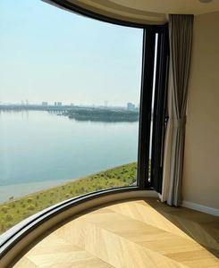 Bedroom Aluminium Casement Window Open <b>Swing</b> In,Top Quality <b>Sliding</b> Curved Corner Window With Arc Glass - Product Image 2