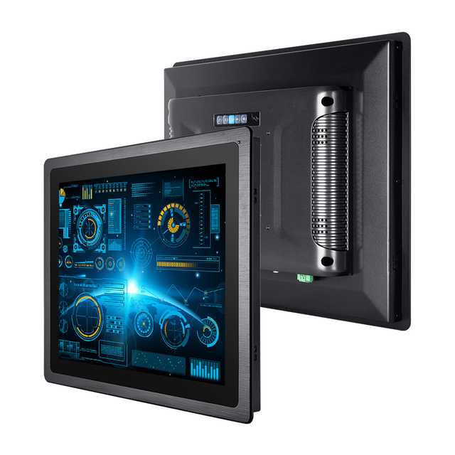 OEM 10.1 Inch Industrial Monitor High Brightness IP65 USB Capacitive Touchscreen Wall-Mounted Embedded for Outdoor Sunlight Use