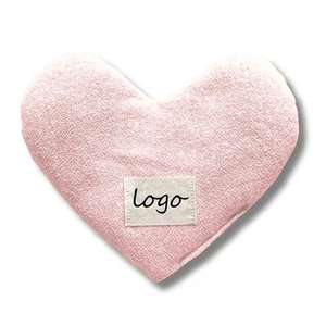 Prix de gros Marque privée Oreiller pour les yeux pondéré en forme de cœur Personnalisé Coton Lin Lavande Intérieur pour Yoga Méditation - Product Image 4