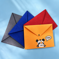 Porte-documents en feutre personnalisé, imperméable, format A4, organiseur de fichiers, faible MOQ, rangement de bureau