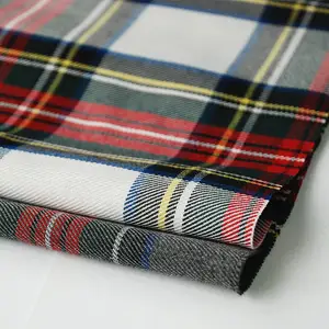 Wholesale manufacturers plaid material fabric for school uniforms
