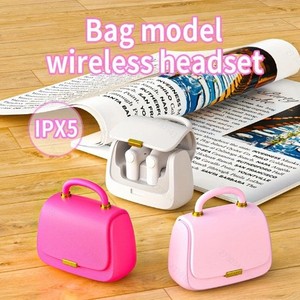 Auriculares inalámbricos con cancelación de ruido para mujer y niña, diseño de bolso, auriculares únicos listos para jugar con Control táctil de carga rápida - Product Image 1
