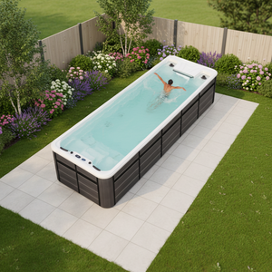 Usine de piscines de Guangdong, <span class=keywords><strong>jacuzzi</strong></span> <span class=keywords><strong>extérieur</strong></span> en acrylique très vendu, spas de natation pour villa avec TV et <span class=keywords><strong>installation</strong></span> facile - Product Image 1