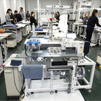 Machine à coudre à poche arrière industrielle pour jeans Machine à coudre à fixation de poche automatique