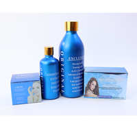 Kit de Soins Corporels Complet Gluta Original Bleu Anti-Âge et Blanchissant pour le Visage — Vente en Gros Usine
