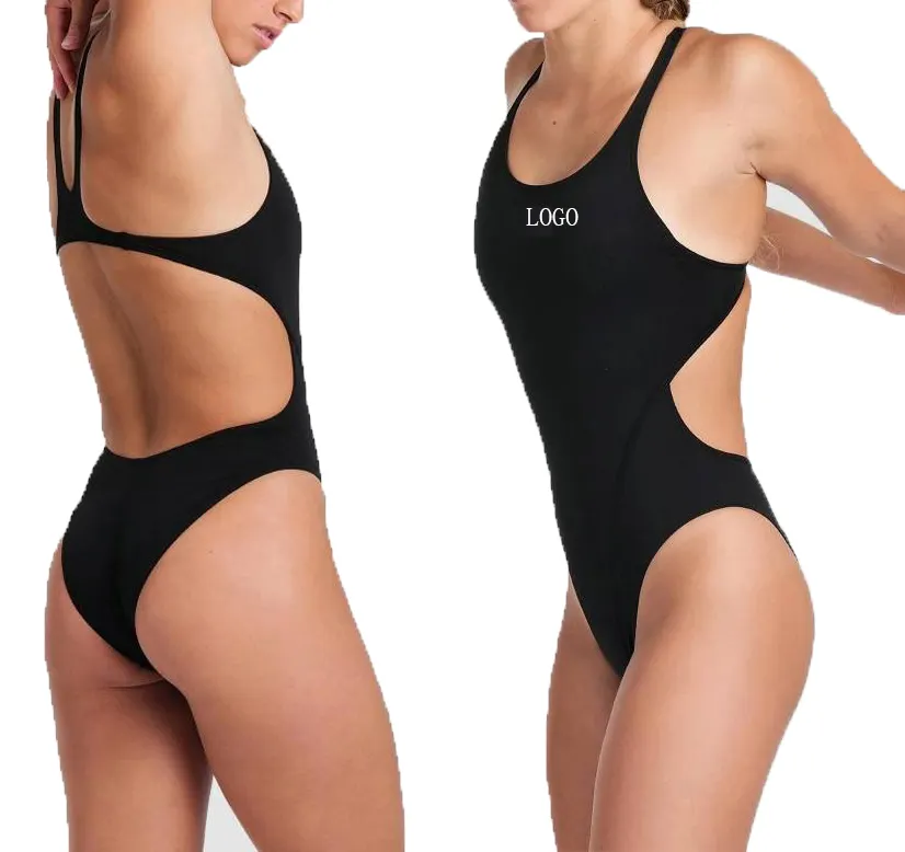 Formação das mulheres Professional One Piece Swimsuit para Swimwear Competição