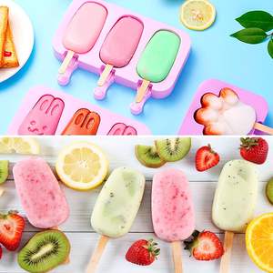 Molde de silicona superventas para paletas heladas, molde grande para paletas caseras, molde de silicona de grado alimenticio sin BPA - Product Image 3