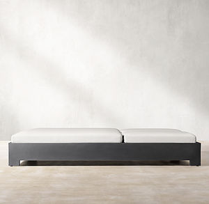 Meubles <span class=keywords><strong>de</strong></span> jardin d'extérieur, style moderne, design simple, transats doubles, plage, aluminium - Product Image 4