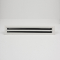 Diffuseur linéaire en aluminium sur mesure amovible pour plafond, pour climatisation et systèmes CVC