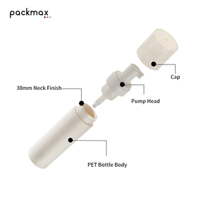 30ml 60ml 80ml PET Foam <b>Pump</b> <b>Bottle</b> for Facial Cleanser Mousse - Empty Cosmetic Skin Care <b>Dispenser</b> Wholesale - Product Image 2