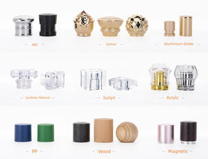 All'ingrosso 15mm rotondo tappo di bottiglia di profumo Zamac a forma di palla profumo Cover per bottiglia di vetro - Product Image 6
