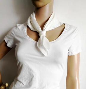 シルクハンカチスカーフ100% 100% シルクシルクバンダナブランクサテンスカーフDIY用 - Product Image 5