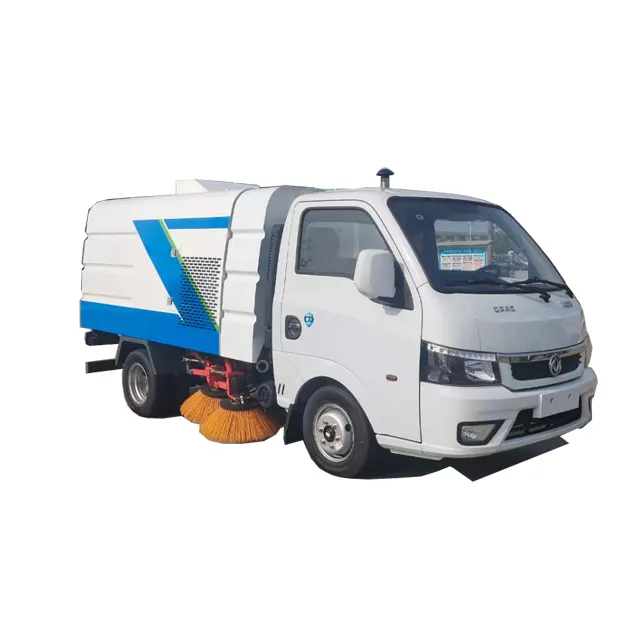 Dongfeng 3000 Litros Aspirador de pó Caminhão aspirador de pó Caminhão vassoura de estrada