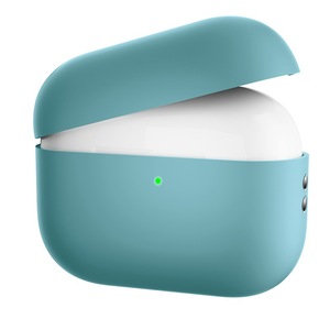 Funda de silicona suave para <span class=keywords><strong>Apple</strong></span> <span class=keywords><strong>Airpods</strong></span> <span class=keywords><strong>Pro</strong></span> <span class=keywords><strong>2</strong></span>, carcasa de carga prémium Real <span class=keywords><strong>2022</strong></span> anticaída, con mosquetón de Metal - Product Image 6