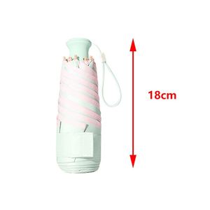 Parapluie pliable haut de gamme décontracté à double armature, capsule de couleur gel pour protection solaire, publicité 'Sunny Umbrella' - Product Image 3