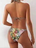 Badpak met opdruk, custom logo, nieuwe veternek, dames bikini set