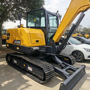 Meilleur prix SE60 Mini-excavatrice sur chenilles 6 tonnes Haute performance Compacte Fiable Équipement Fournisseur d'usine - Product Image 4