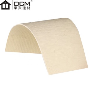 Paneles de piedra decorativos Hojas de chapa de <span class=keywords><strong>pizarra</strong></span> de piedra caliza flexible para chimenea de pared característica Diseño interior moderno envolvente - Product Image 3