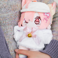 Usine bas quantité minimale de commande personnalisé Anime peluches rose belle fille en peluche Figure jouet poupées 20cm peluche vêtements