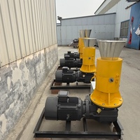 STALLOWAY Granulateur de sciure professionnel 250kg/h-350kg/h Système de lubrification automatique pour biomasse Moteur 22 kW Facile à utiliser