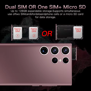 Mô hình mới Lưu ý 30 siêu điện thoại thông minh 7.3 inch Màn hình AMOLED <span class=keywords><strong>Android</strong></span> 13.0 lớn HD 108mp phía sau máy ảnh hỗ trợ pháp Đức - Product Image 2