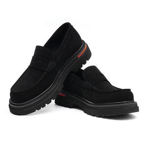 Botas de Cuero Genuino para Hombre, Diseño Clásico, Otoño-Invierno 2026, Cómodas, Impermeables, Antideslizantes, Estilo Slip-On - Product Image 1