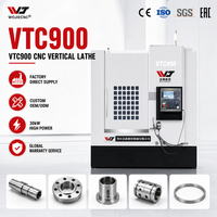 Tour vertical CNC WOJIE VTC900 à avance de coupe variable pour la production en série de disques et de brides