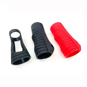 Trung Quốc Nhà máy tùy chỉnh nén đúc Phụ kiện điện <span class=keywords><strong>Silicone</strong></span> xử lý Bìa kết cấu xử lý tay áo cao su xử lý Grip - Product Image 4