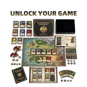 Jeu de société de rôle fantastique immersif : Guide du joueur, cartes de jeu d'aventure à thème, exploration de personnages, stratégie - Product Image 2