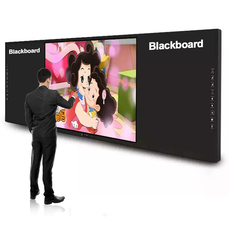 Onderwijs 75 Inch 4K Digitaal Whiteboard Elektronisch Onderwijs Bord Touchscreen Nano Schoolbord