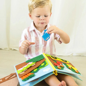 Juguete <span class=keywords><strong>de</strong></span> entrenamiento sensorial Montessori para niños en edad preescolar libro silencioso para niños <span class=keywords><strong>de</strong></span> 5 <span class=keywords><strong>a</strong></span> 7 <span class=keywords><strong>a</strong></span>ños Farmmk educativo por niños - Product Image 4