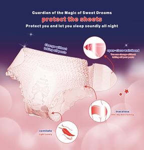 Pantalones Sanitarios Desechables para Mujer, Bragas Menstruales a Prueba de Fugas, Venta al por Mayor para Uso Diario y Nocturno Extra Largo en Cajas Completas - Product Image 3