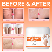 Crème hydratante pour le corps anti-cellulite pour les fesses et les cuisses, cible les fossettes tenaces