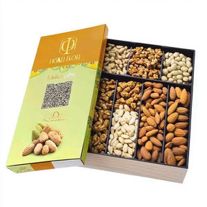 Custom <strong>Empty</strong> <strong>Dry</strong> <strong>Fruit</strong> Nuts Gift Packaging <strong>Boxes</strong> Fancy Cardboard Drawer Design Recycled Paper Material Embossing Printing - Product Image 1