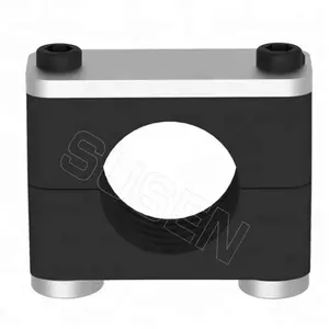 high temp pp twin stainless steel pipe clamp