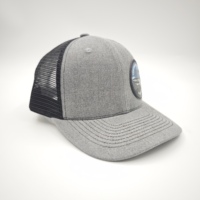 Gorra Trucker Richardson 112 Personalizada de Alto Rendimiento con Diseño Herringbone, 6 Paneles, Malla Trasera, Cierre a Presión, Unisex, Estilo Y2K, para Exteriores