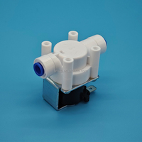 Vanne électromagnétique d'entrée d'eau LYNZO LZ-SV-24V DC 24V, raccord rapide 1/4 pouce pour usage général, petits dispositifs de traitement de l'eau