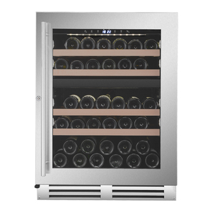 Popular Dual Zone Built-in Installation Wine Cooler Cabinet Refrigerator Appliance Door Frame Kitchen Stainless Steel for Home D - Product Image 1