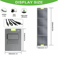 Livraison rapide, stock UE, panneau solaire photovoltaïque monocristallin vert 200W, efficacité 23%, étanche IP68, pliable, portable