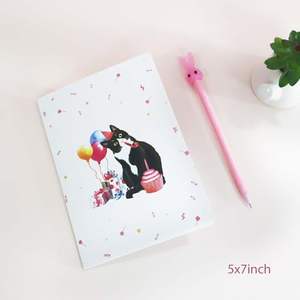 Mèo pop-up thẻ thân thiện với môi chất liệu dễ thương sinh nhật mèo chủ đề món quà sinh nhật Pop Up thiệp chúc mừng cho những người yêu mèo - Product Image 2