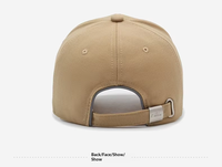 Gorra de Béisbol con Logotipo Personalizado, Bordado 3D, Algodón Premium, 6 Paneles, Estructurada, Precio de Fábrica al por Mayor, Visera Tipo Sandwich, Gorra Deportiva