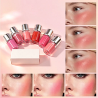 Nouveauté - 20 couleurs de fard à joues liquide longue tenue à étiquette privée pour tous les types de peau, yeux, joues, lèvres, visage, maquillage sans logo